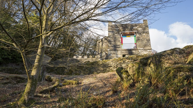 View of Claife Viewing Station at Windermere West Shore, Cumbria